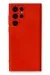 Newface Samsung Galaxy S24 Ultra Kılıf Nano Içi Kadife Silikon - Kırmızı
