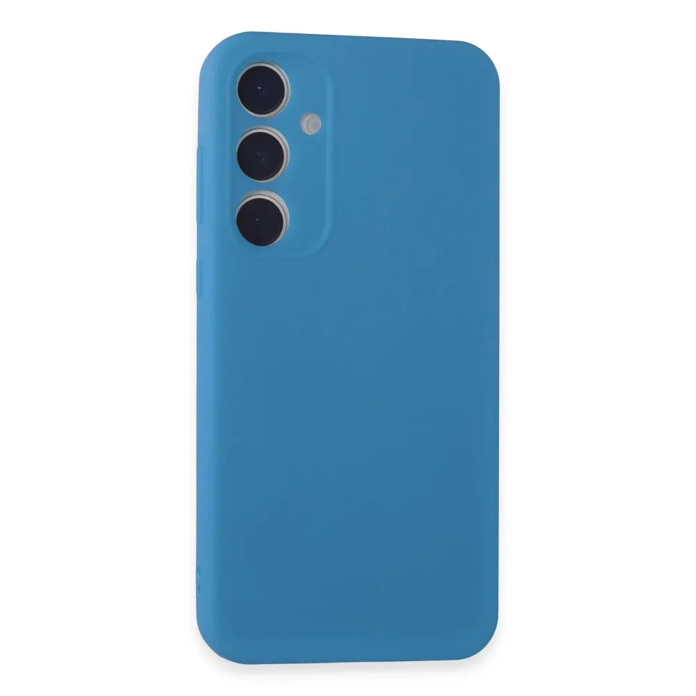 Newface Samsung Galaxy A15 4G Kılıf First Silikon - Mavi
