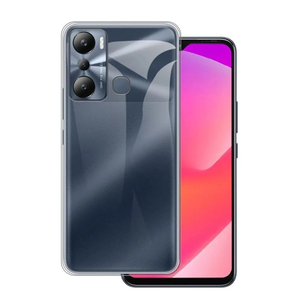 Newface İnfinix Hot 20I Kılıf Lüx Şeffaf Silikon