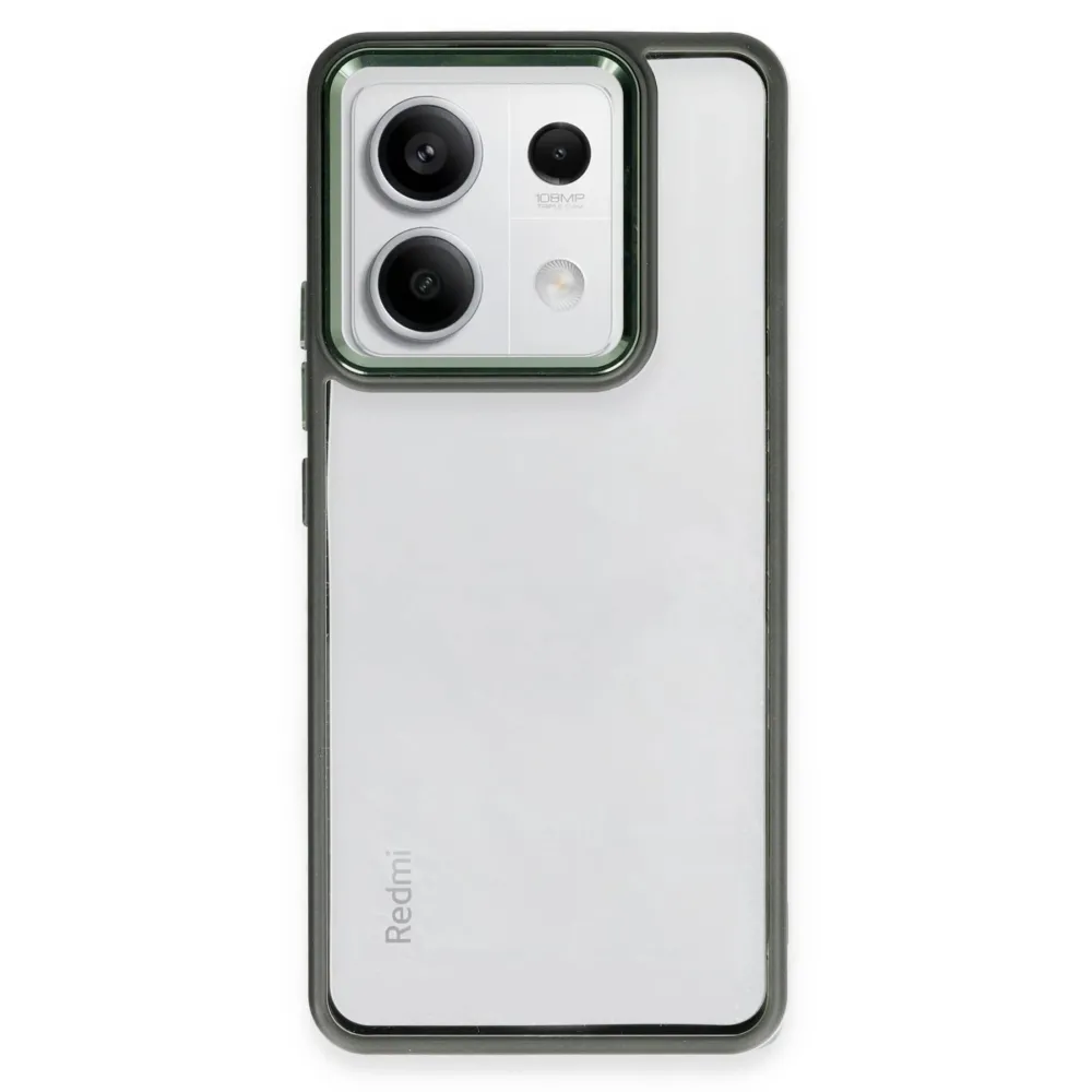 Newface Xiaomi Redmi Note 13 Pro 5G Kılıf Power Silikon - Koyu Yeşil