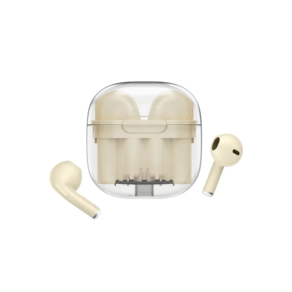 Newface LS-09 Bluetooth 5.3 TWS Kablosuz Airpods Kulaklık - Krem