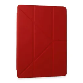 Newface Samsung Galaxy Tab A9 Kılıf Kalemlikli Mars Tablet Kılıfı - Kırmızı