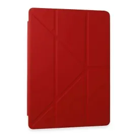 Newface Samsung Galaxy Tab A9 Plus Kılıf Kalemlikli Mars Tablet Kılıfı - Kırmızı