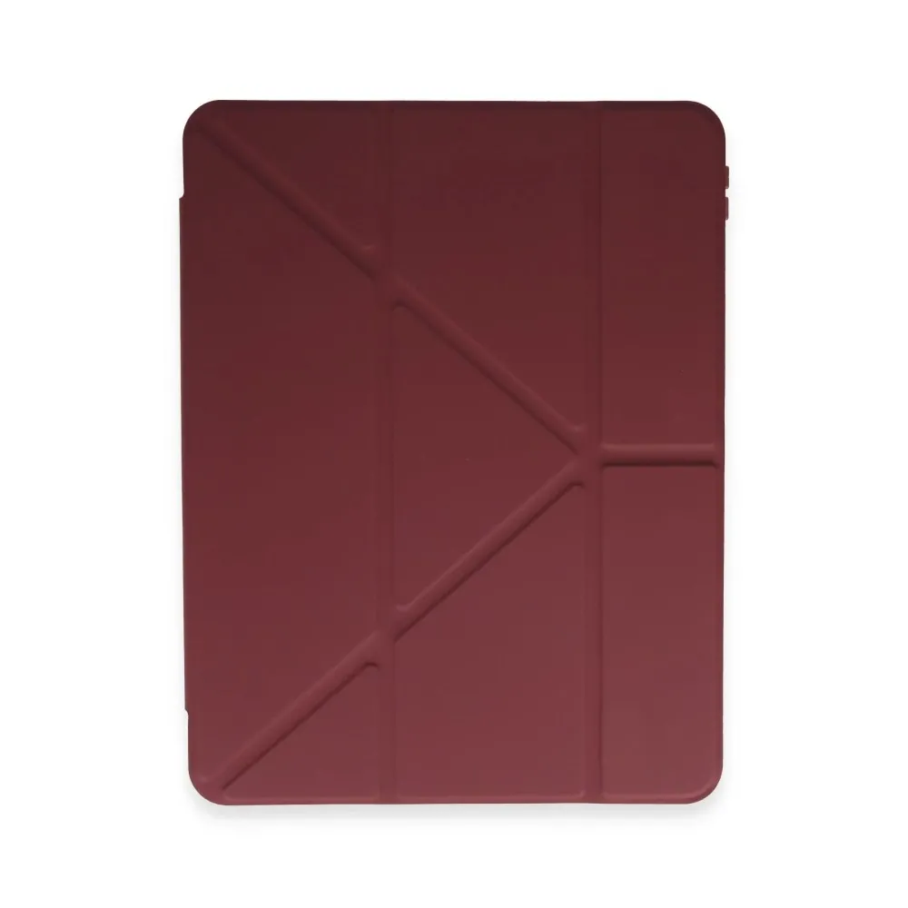 Newface Samsung Galaxy Tab A9 Plus Kılıf Kalemlikli Mars Tablet Kılıfı - Mor