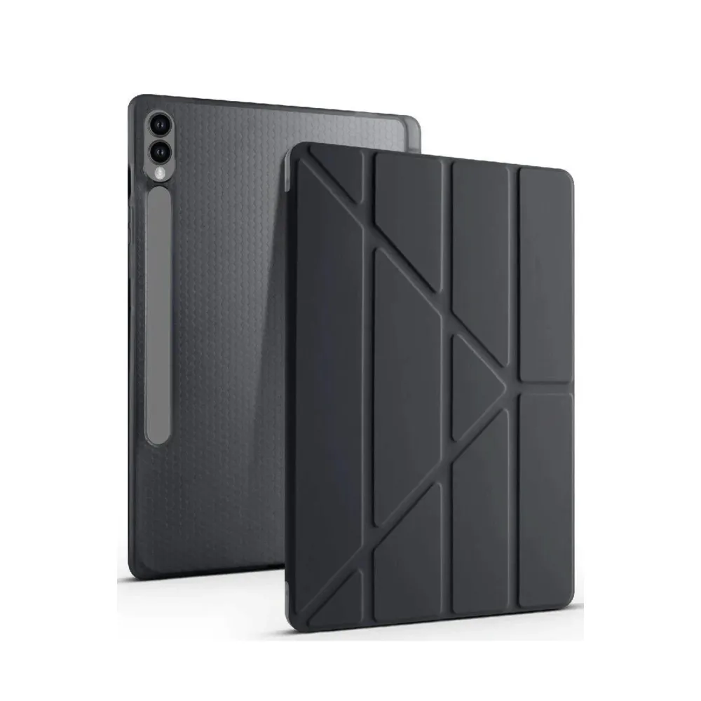 Newface Samsung Galaxy X610 Tab S9 FE Plus 12.4 Kılıf Kalemlikli Mars Tablet Kılıfı - Siyah