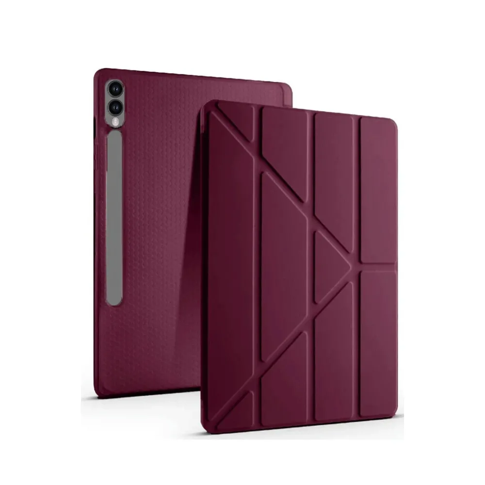 Newface Samsung Galaxy X610 Tab S9 FE Plus 12.4 Kılıf Kalemlikli Mars Tablet Kılıfı - Mor