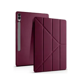 Newface Samsung Galaxy X610 Tab S9 FE Plus 12.4 Kılıf Kalemlikli Mars Tablet Kılıfı - Mor