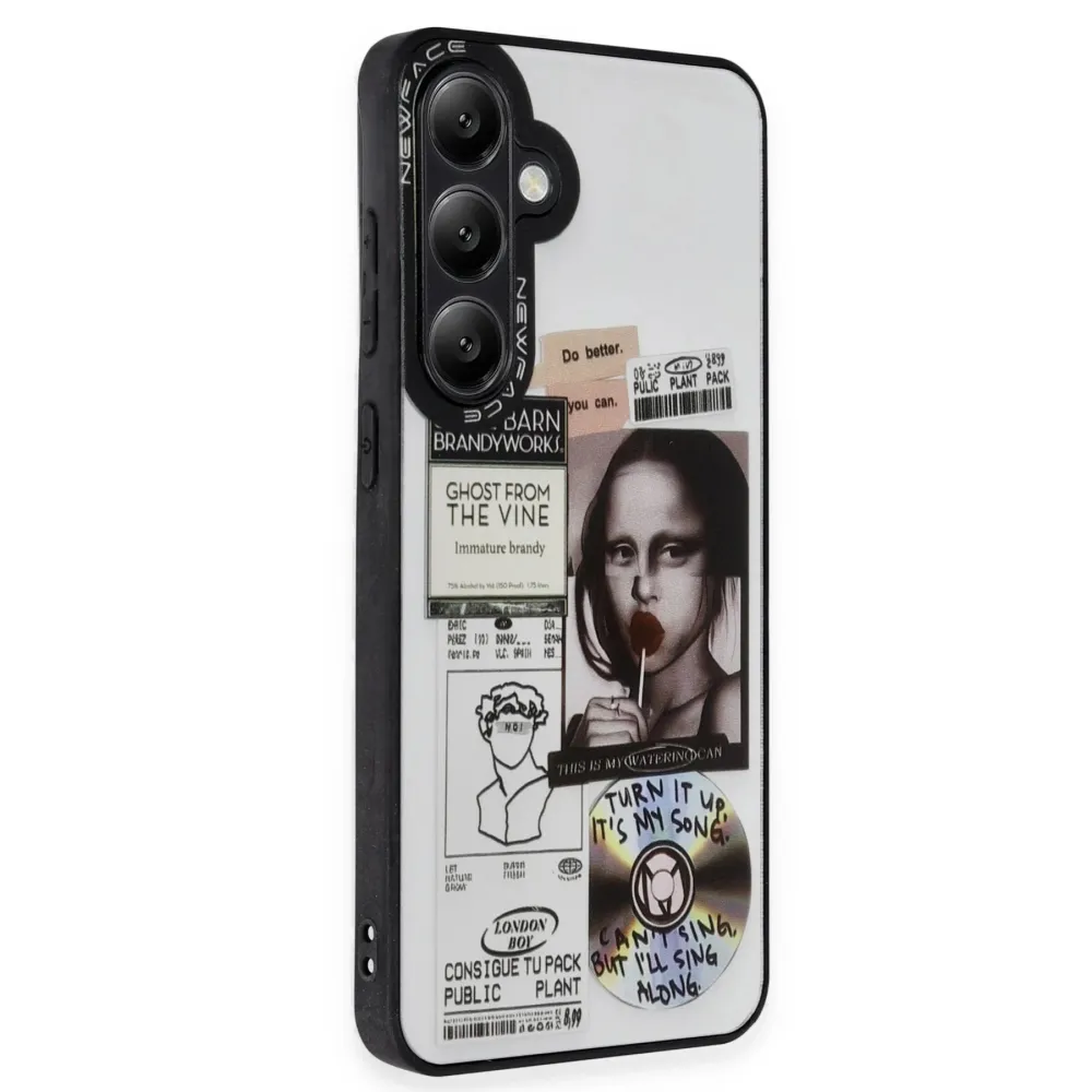 Newface Samsung Galaxy A25 5G Kılıf Mirror Desenli Kapak - Mirror - 2