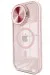 Newface Iphone 15 Pro Max Kılıf Teleskop Lens Magsafe Silikon Kapak - Pembe