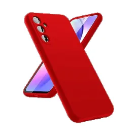 Newface Samsung Galaxy A24 4G Kılıf First Silikon - Kırmızı