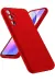 Newface Samsung Galaxy A24 4G Kılıf First Silikon - Kırmızı