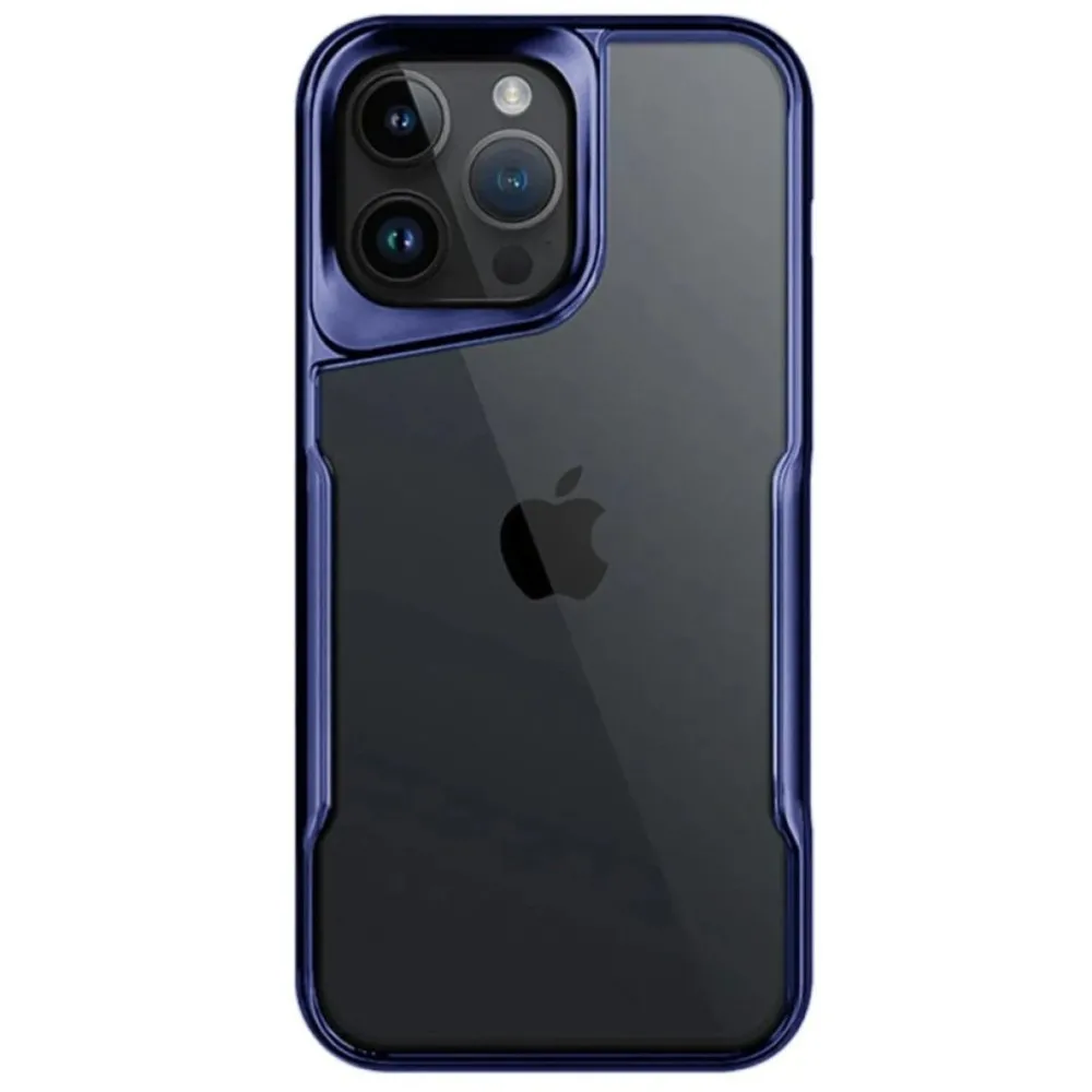 Newface Iphone 14 Pro Max Kılıf Boyi Silikon Kapak - Lacivert
