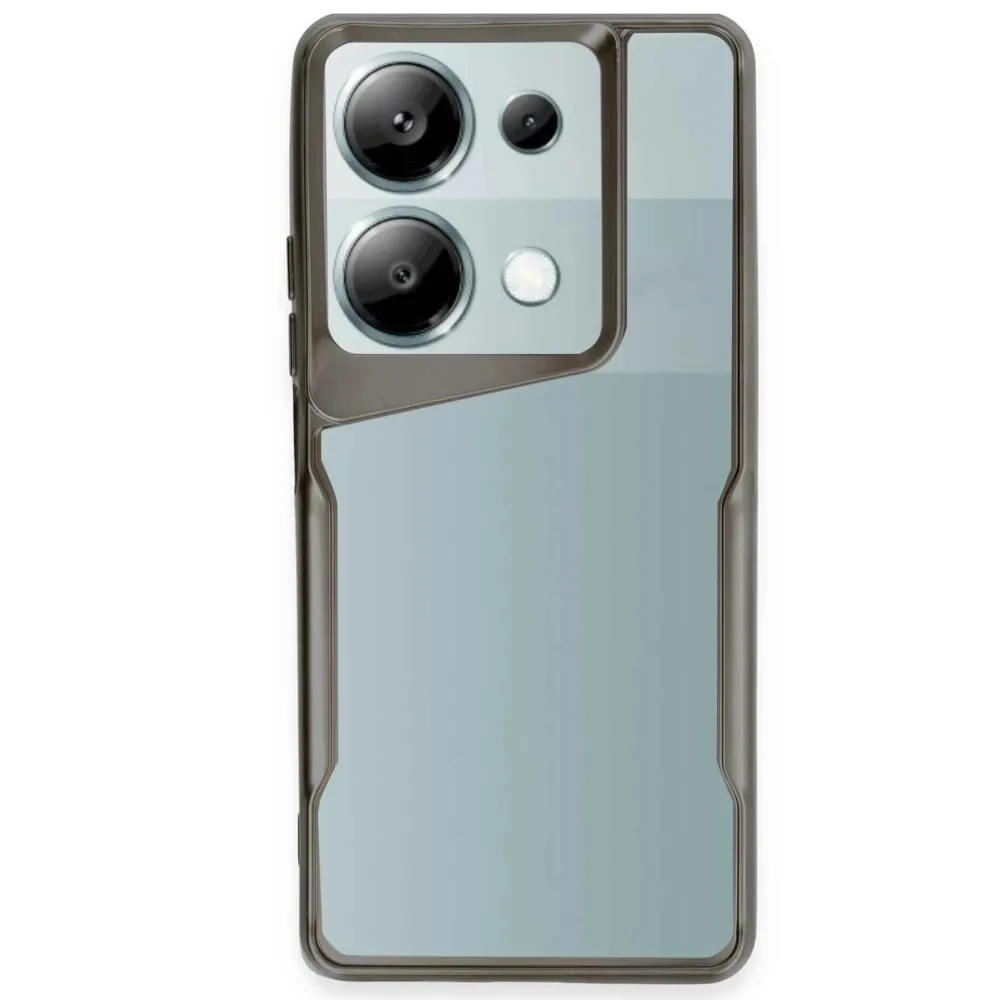 Newface Xiaomi Redmi Note 13 Pro 4G Kılıf Boyi Silikon Kapak - Titan Gri