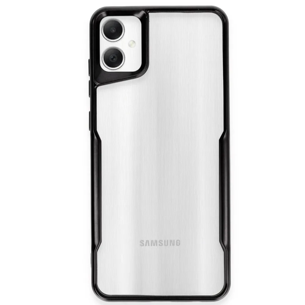 Newface Samsung Galaxy A05 Kılıf Boyi Silikon Kapak - Siyah