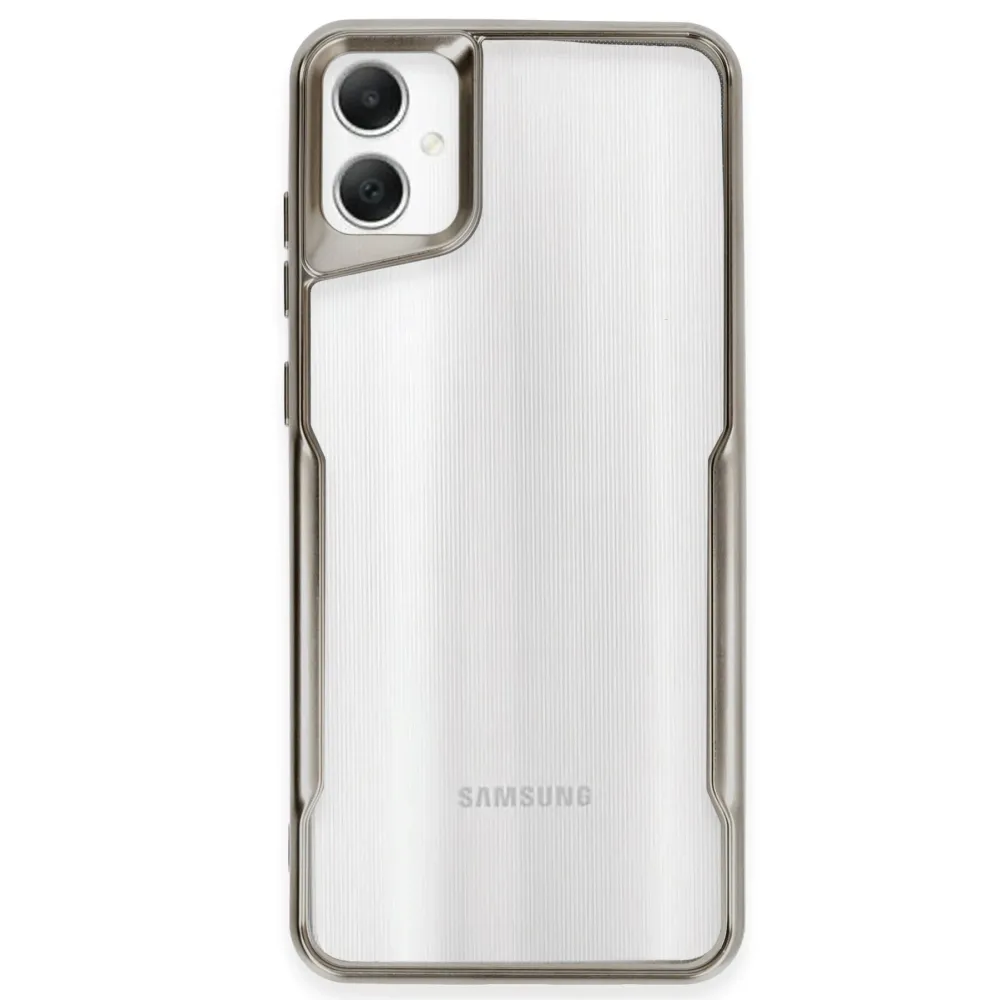 Newface Samsung Galaxy A05 Kılıf Boyi Silikon Kapak - Titan Gri