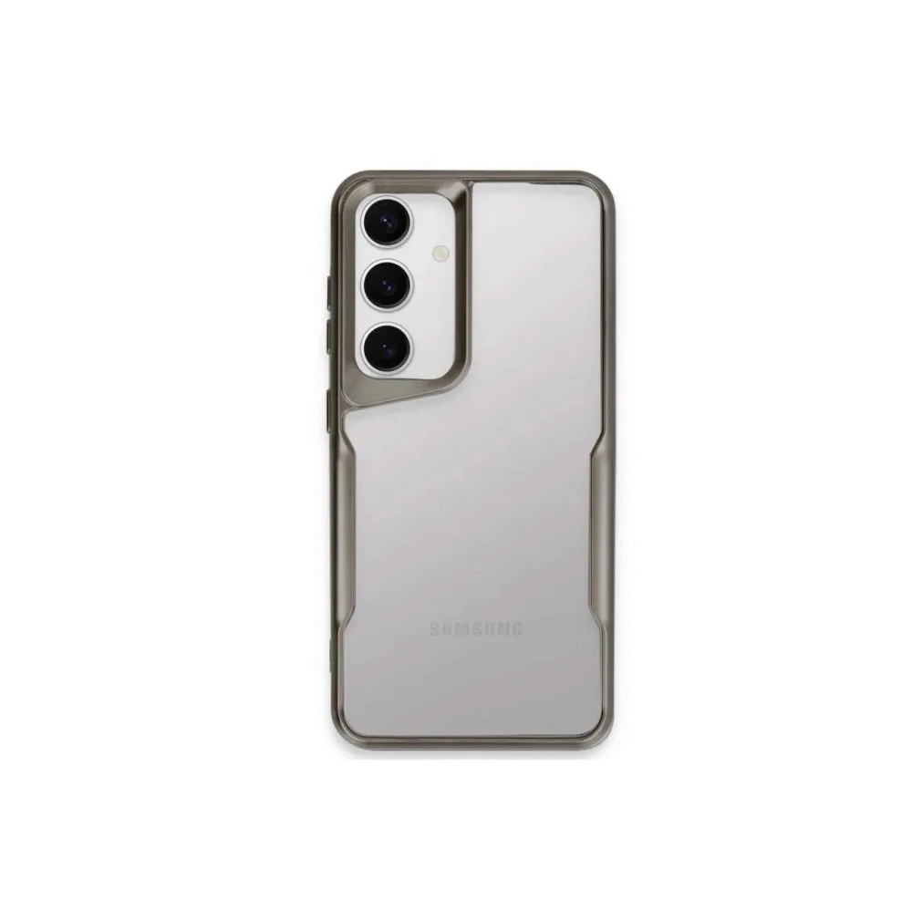 Newface Samsung Galaxy A25 5G Kılıf Boyi Silikon Kapak - Titan Gri