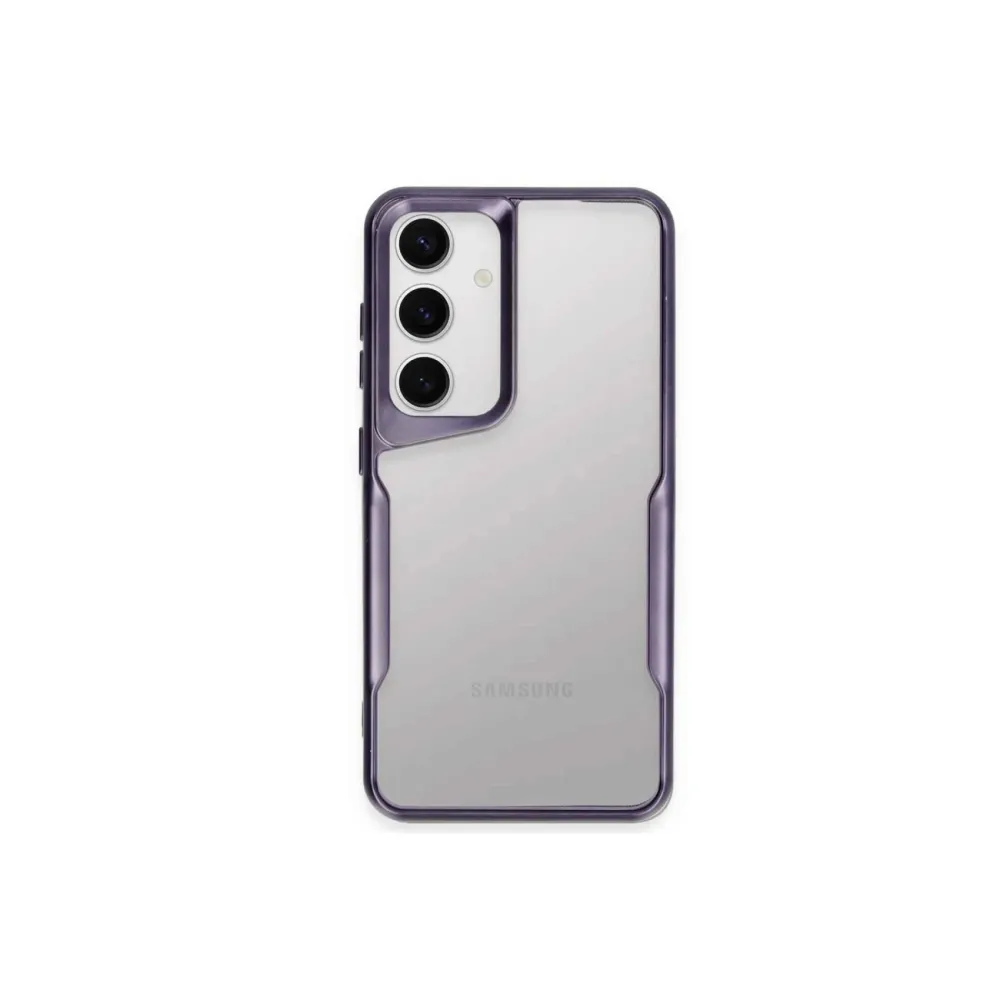 Newface Samsung Galaxy A35 5G Kılıf Boyi Silikon Kapak - Derin Mor