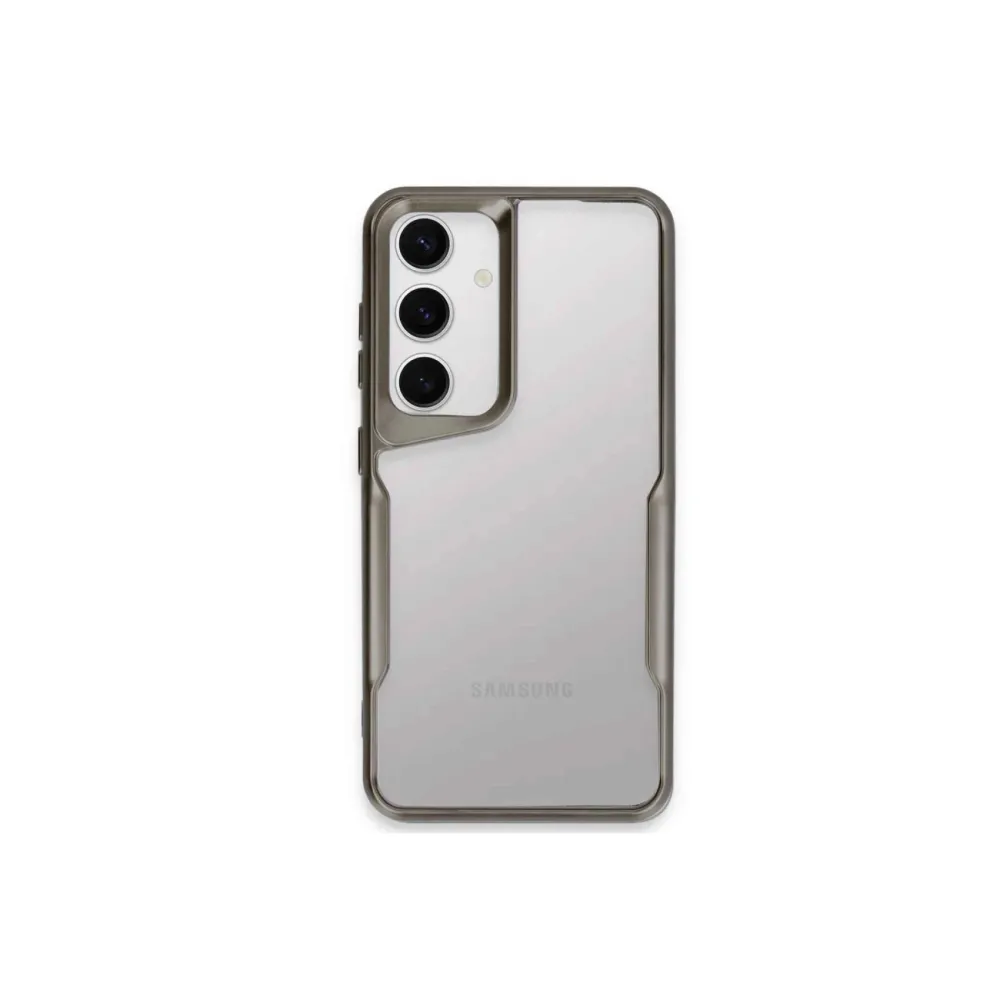 Newface Samsung Galaxy A35 5G Kılıf Boyi Silikon Kapak - Titan Gri