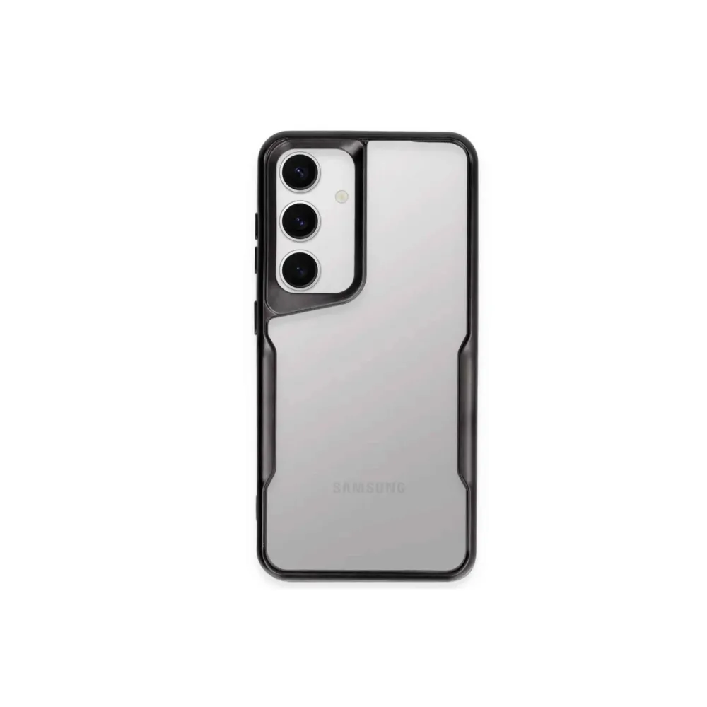 Newface Samsung Galaxy A55 5G Kılıf Boyi Silikon Kapak - Siyah