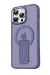 Newface iPhone 14 Pro Tork Magsafe Standlı Kapak - Derin Mor