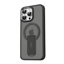 Newface iPhone 15 Pro Tork Magsafe Standlı Kapak - Siyah