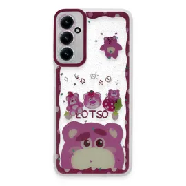 Newface Samsung Galaxy A54 5G Kılıf Sweet Desenli Silikon Kapak - Pembe