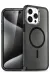 Newface Iphone 14 Pro Kılıf Glow Magsafe Kapak - Siyah