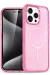 Newface Iphone 14 Pro Kılıf Glow Magsafe Kapak - Pembe