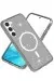 Newface Samsung Galaxy S23 Kılıf Glow Magsafe Kapak - Siyah
