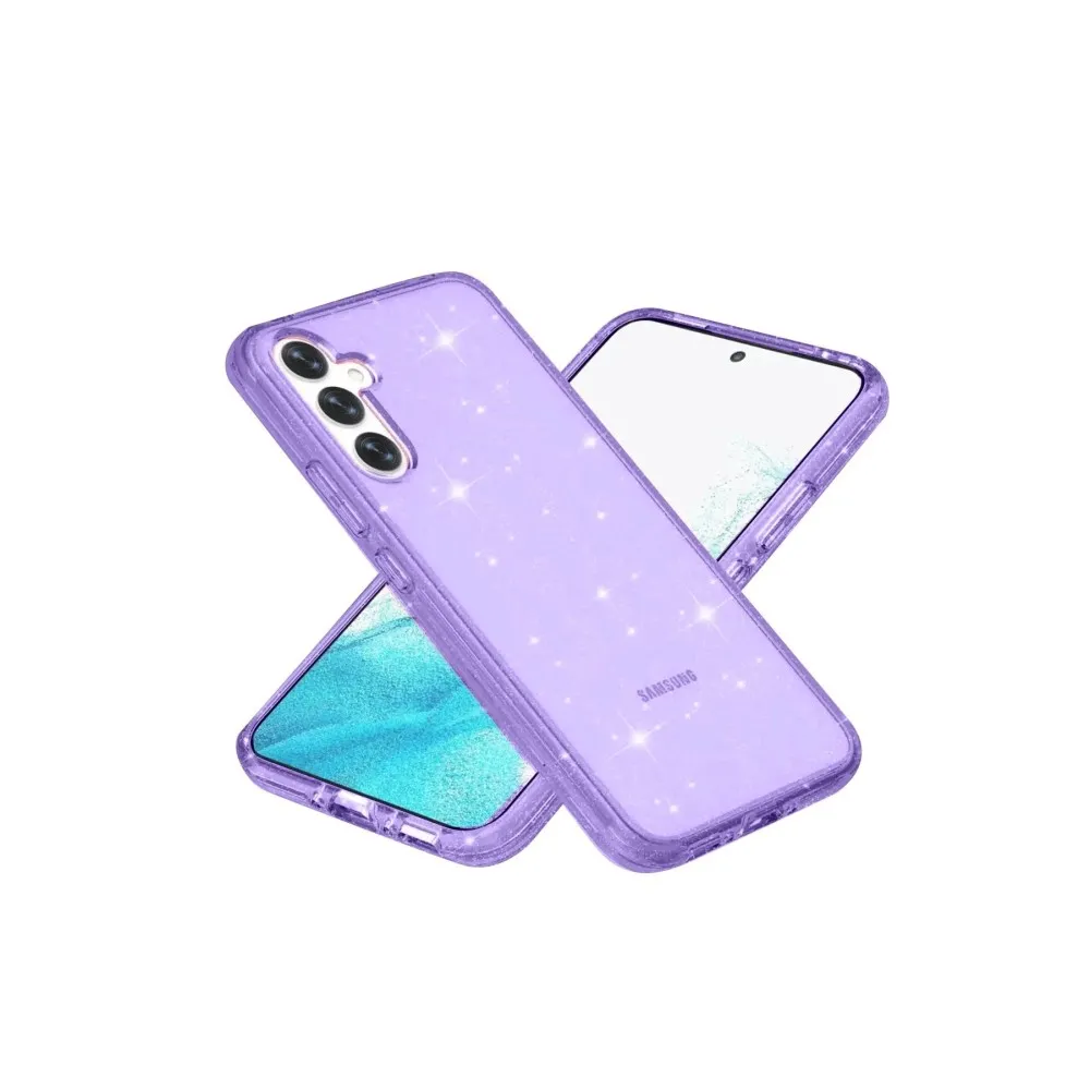 Newface Samsung Galaxy S23 Fe Kılıf Glow Magsafe Kapak - Mor