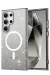 Newface Samsung Galaxy S23 Ultra Kılıf Glow Magsafe Kapak - Siyah