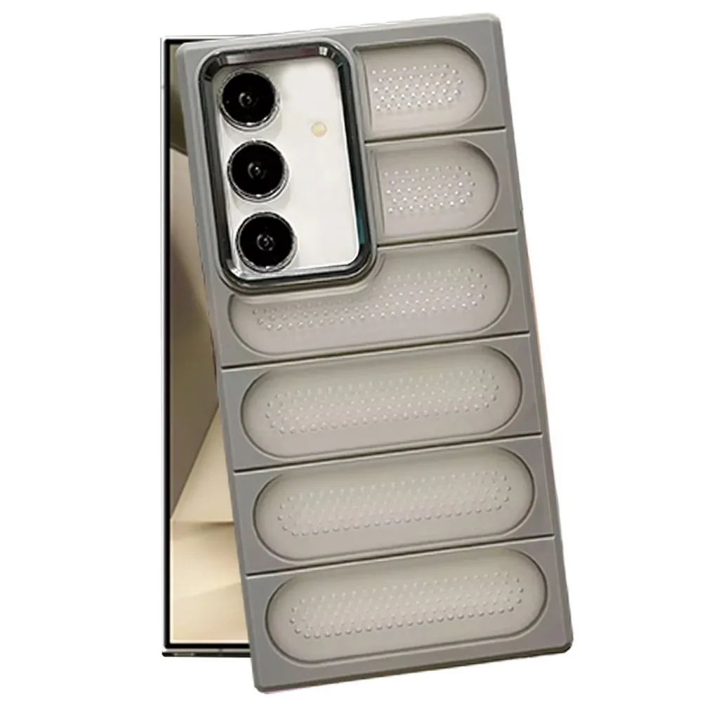 Newface Samsung Galaxy S24 Plus Kılıf Airmax Silikon Kapak - Titan Gri