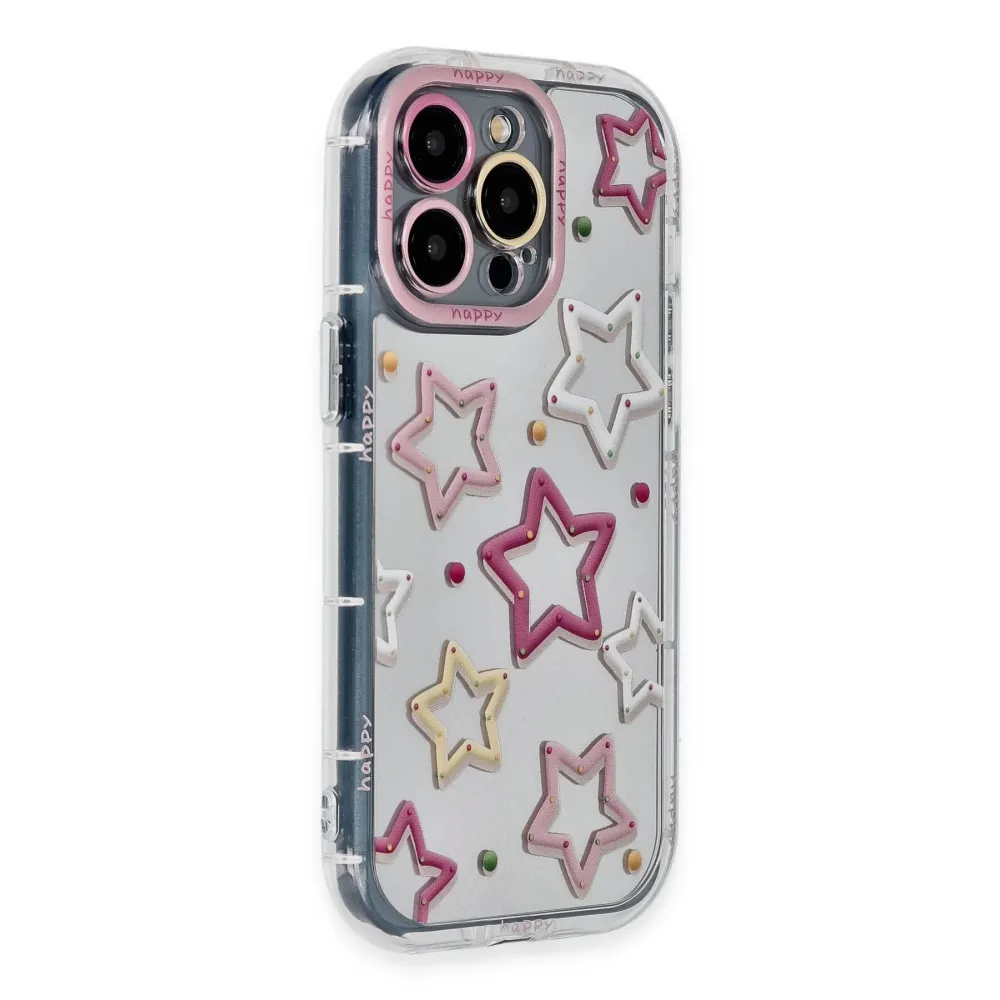 Newface Iphone 14 Pro Max Kılıf Reflexion Desenli Kapak - Desen 3