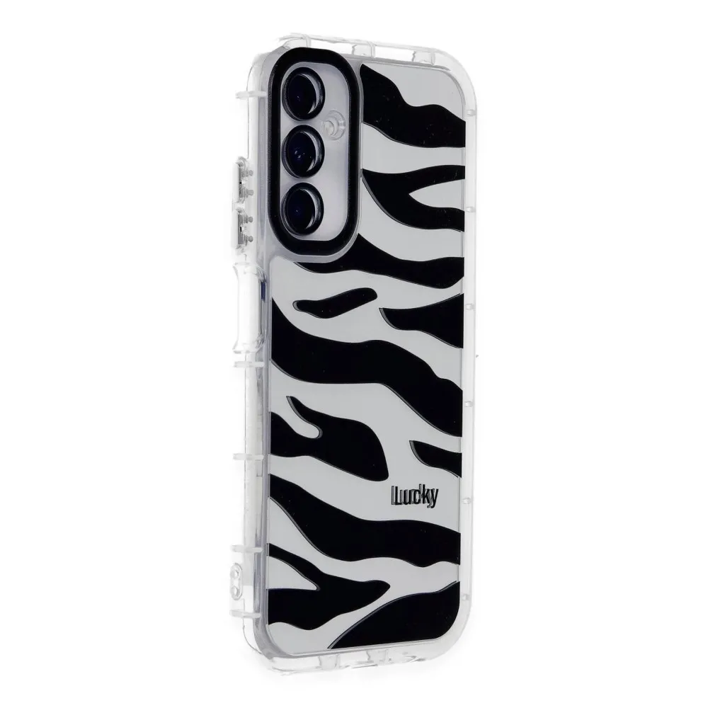 Newface Samsung Galaxy A25 5G Kılıf Reflexion Desenli Kapak - Desen 9