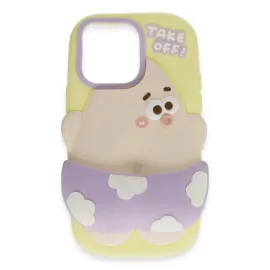 Newface Iphone 15 Pro Max Kılıf Poky Karakter Silikon Kapak - Desen 5