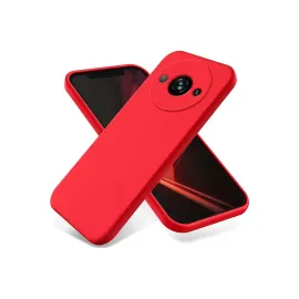 Newface Xiaomi Redmi A3 4G Kılıf First Silikon - Kırmızı