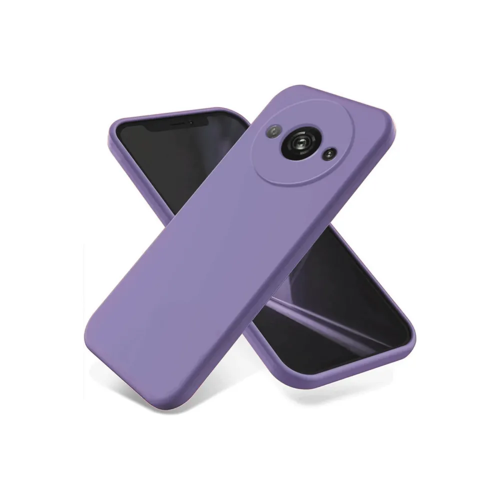 Newface Xiaomi Redmi A3 4G Kılıf First Silikon - Lila