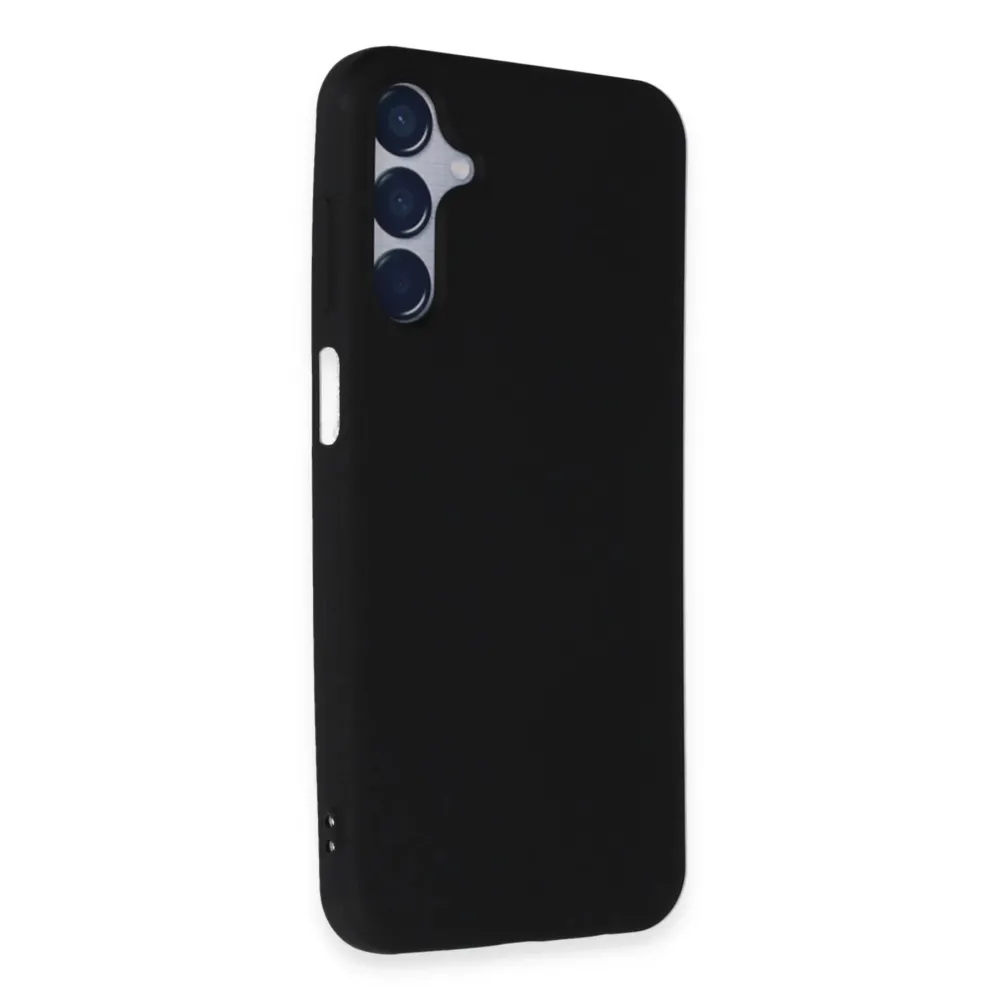 Newface Samsung Galaxy M15 Kılıf First Silikon - Siyah