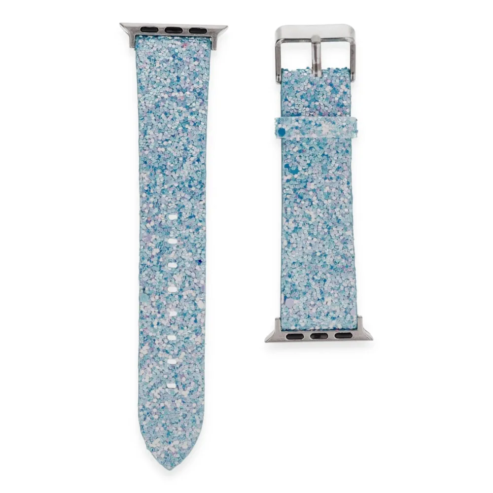 Newface Apple Watch 42mm Starry Taşlı Kordon - Turkuaz