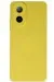 Newface Oppo A38 Kılıf Nano Içi Kadife Silikon - Sarı