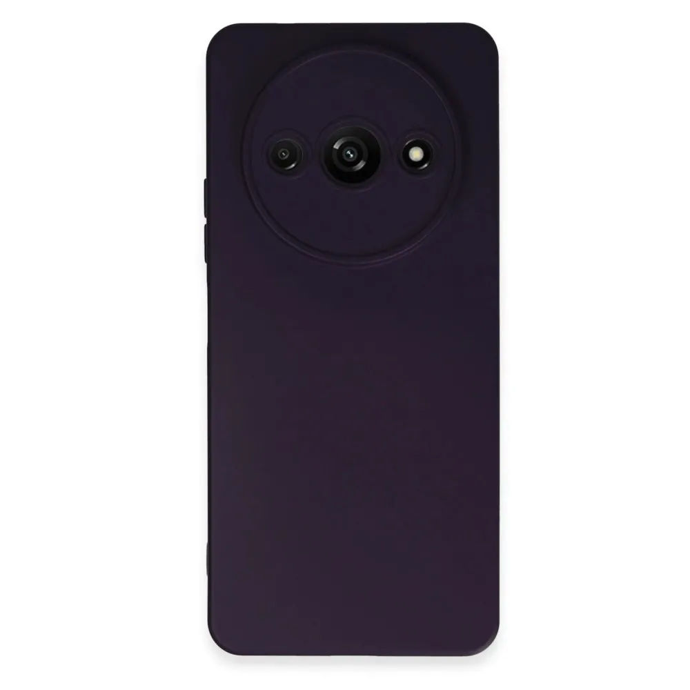 Newface Xiaomi Redmi A3 4G Kılıf Nano Içi Kadife Silikon - Mor