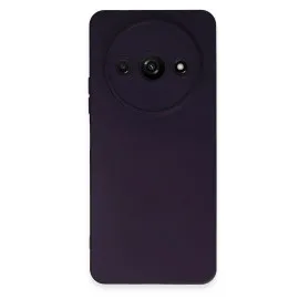Newface Xiaomi Redmi A3 4G Kılıf Nano Içi Kadife Silikon - Mor