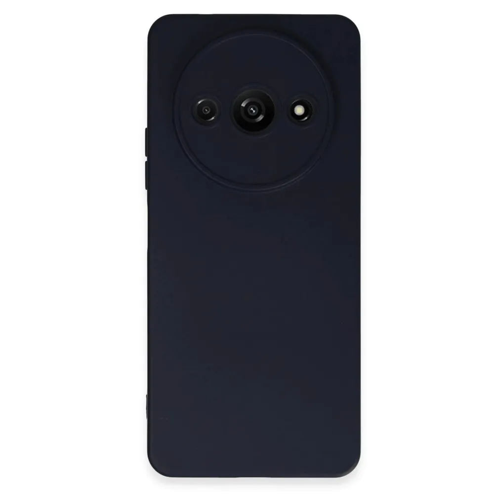 Newface Xiaomi Redmi A3 4G Kılıf Nano Içi Kadife Silikon - Lacivert