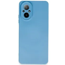 Newface Realme 12 Lite Kılıf Nano Içi Kadife Silikon - Mavi
