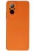 Newface Realme 12 Lite Kılıf Nano Içi Kadife Silikon - Turuncu