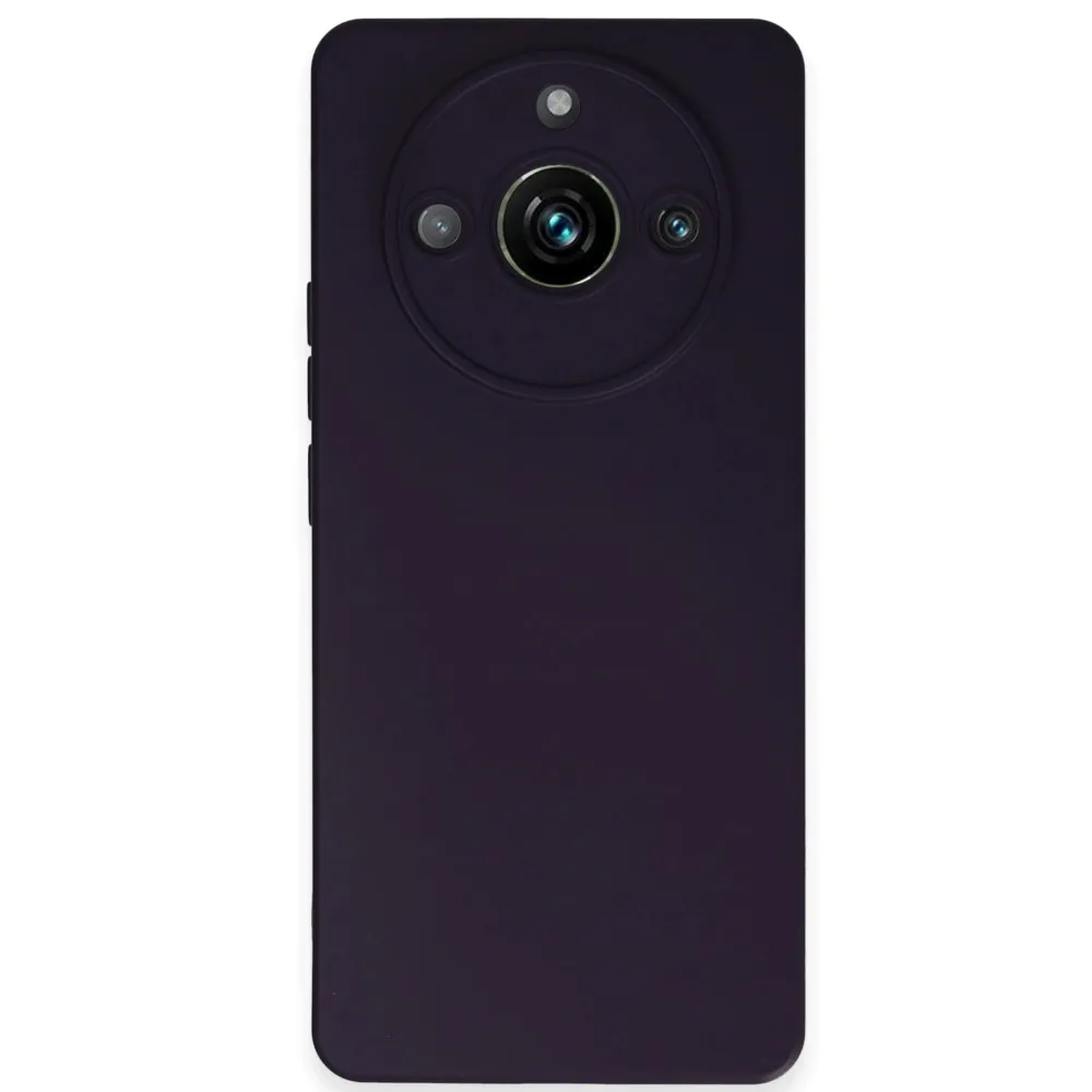 Newface Realme 11 Pro Kılıf Nano Içi Kadife Silikon - Mor
