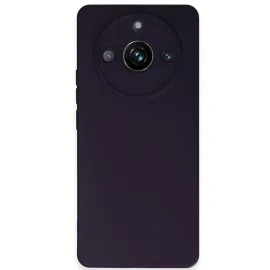 Newface Realme 11 Pro Kılıf Nano Içi Kadife Silikon - Mor