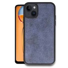 Newface Iphone 15 Kılıf Aras Deri Kapak - Lacivert