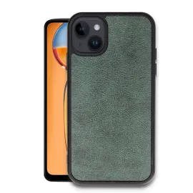 Newface Iphone 15 Kılıf Aras Deri Kapak - Koyu Yeşil