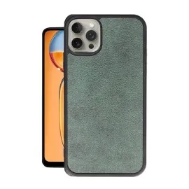 Newface Iphone 15 Pro Max Kılıf Aras Deri Kapak - Koyu Yeşil
